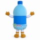 Bottle of Pure Drinking Water Mascot Costume Bottle of Pure Drinking Water Mascot Costume