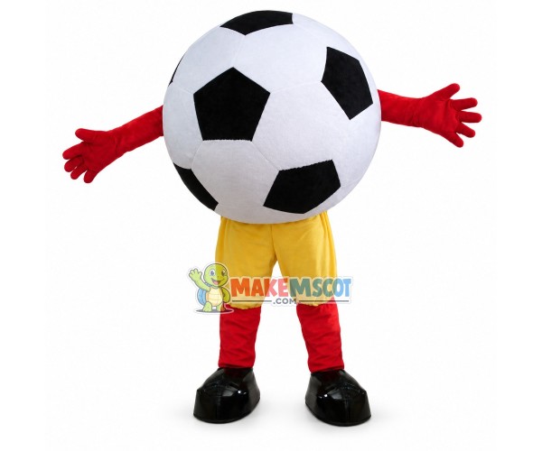 Football Doll Of The Club Mascot Costume