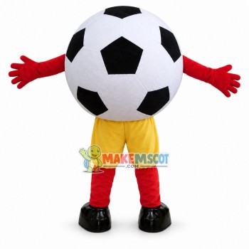 Football Doll Of The Club Mascot Costume Football Doll Of The Club Mascot Costume