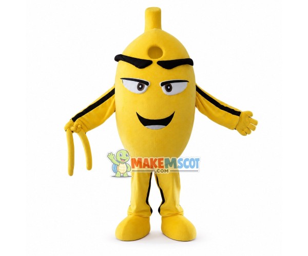 Cartoon Short Banana Mascot Costume Cartoon Short Banana Mascot Costume