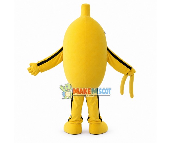 Cartoon Short Banana Mascot Costume Cartoon Short Banana Mascot Costume