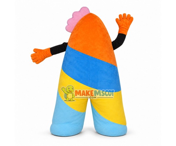 V-shaped Colorful Big Eyes Doll Mascot Costume V-shaped Colorful Big Eyes Doll Mascot Costume