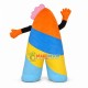 V-shaped Colorful Big Eyes Doll Mascot Costume V-shaped Colorful Big Eyes Doll Mascot Costume
