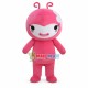 Pink Love Doll Cartoon Mascot Costume Pink Love Doll Cartoon Mascot Costume