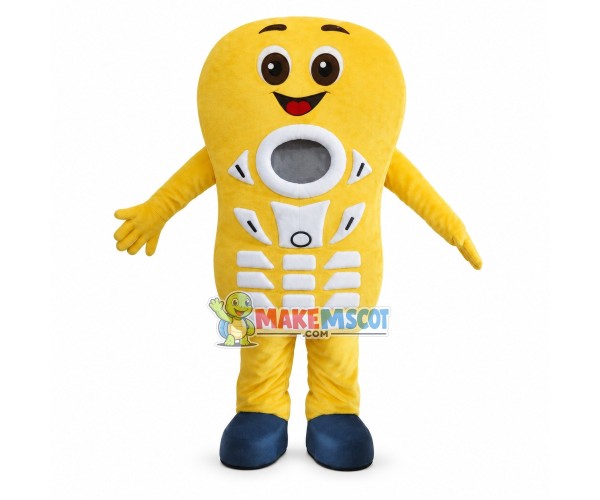 Phone of Mobile Telephone Network Mascot Costume Phone of Mobile Telephone Network Mascot Costume