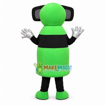 Stereo Phantom With Glasses Mascot Costume Stereo Phantom With Glasses Mascot Costume