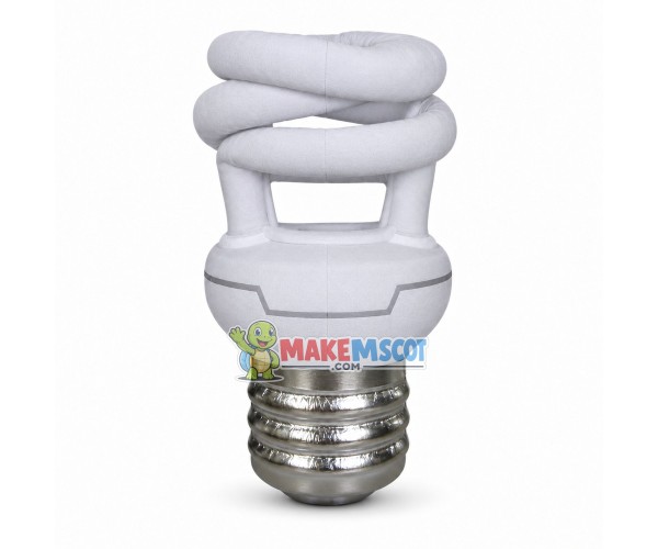Threaded Energy-saving Lamp Mascot Costume Threaded Energy-saving Lamp Mascot Costume