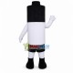 Black & White Energy-saving Battery Mascot Costume Black & White Energy-saving Battery Mascot Costume