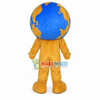 The Cartoon Earth Light Mascot Costume The Cartoon Earth Light Mascot Costume