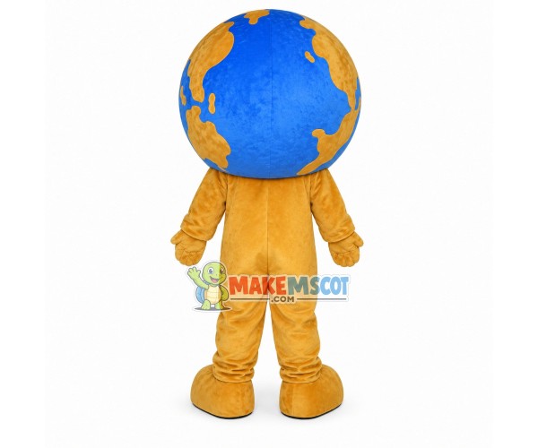 The Cartoon Earth Light Mascot Costume The Cartoon Earth Light Mascot Costume