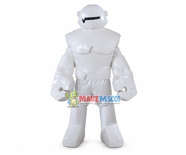 Lightweight White Tool Robot Mascot Costume Lightweight White Tool Robot Mascot Costume