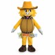 Dragon Cowboy With Barrel Body Mascot Costume Dragon Cowboy With Barrel Body Mascot Costume