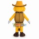 Dragon Cowboy With Barrel Body Mascot Costume Dragon Cowboy With Barrel Body Mascot Costume