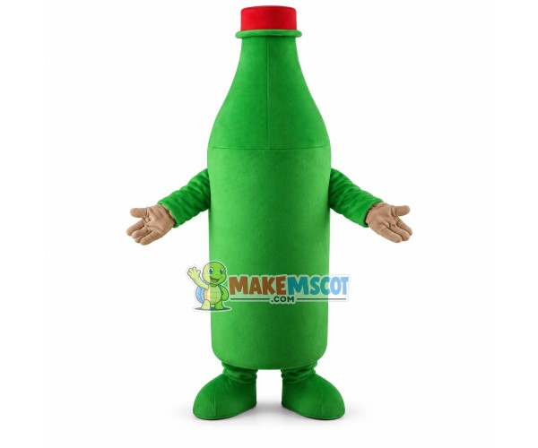 Big Bottle of Apple Juice Mascot Costume