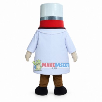 Isolate Sunscreen of Doctor Appearance Mascot Costume Isolate Sunscreen of Doctor Appearance Mascot Costume