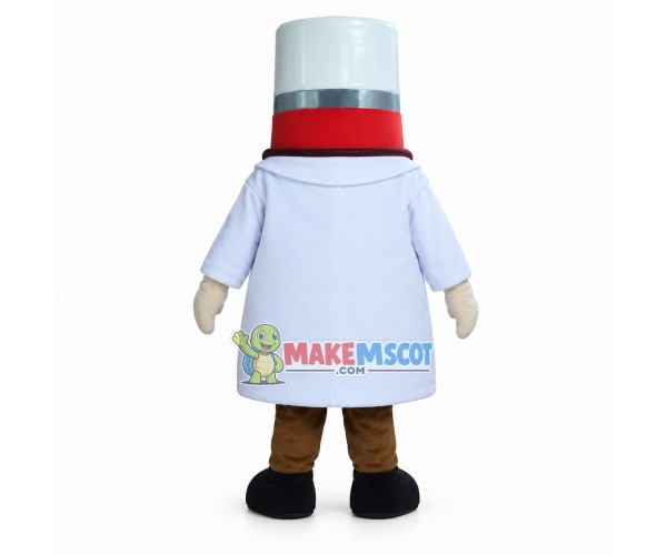 Isolate Sunscreen of Doctor Appearance Mascot Costume Isolate Sunscreen of Doctor Appearance Mascot Costume