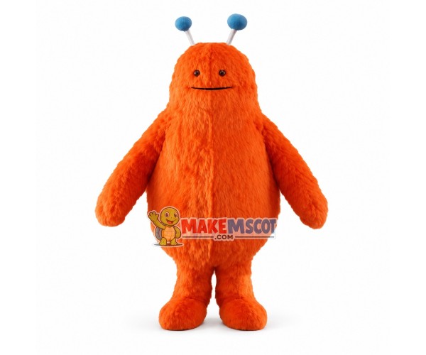 Alien Fur Monster With Tentacles Mascot Costume Alien Fur Monster With Tentacles Mascot Costume