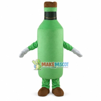 Bottle of Sparkling Lemonade Mascot Costume Bottle of Sparkling Lemonade Mascot Costume