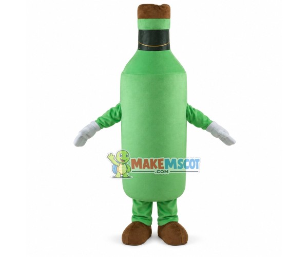 Bottle of Sparkling Lemonade Mascot Costume