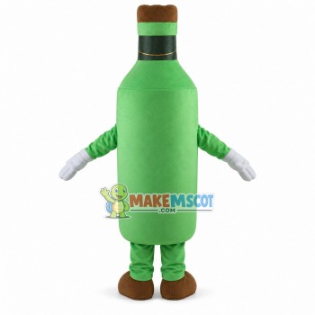 Bottle of Sparkling Lemonade Mascot Costume Bottle of Sparkling Lemonade Mascot Costume