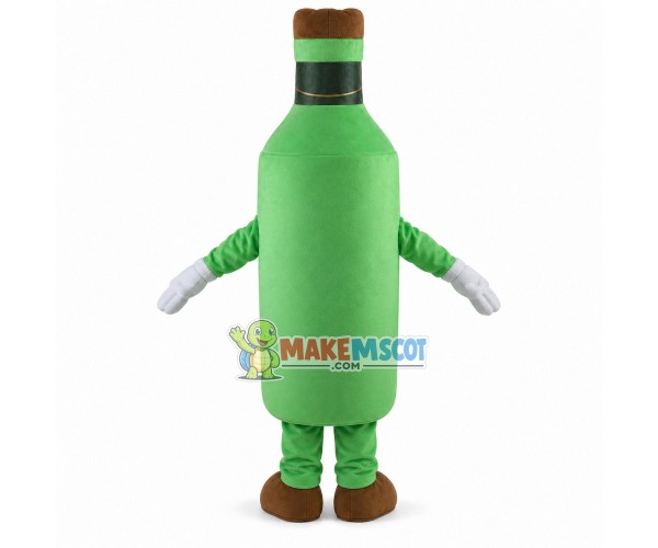 Bottle of Sparkling Lemonade Mascot Costume Bottle of Sparkling Lemonade Mascot Costume