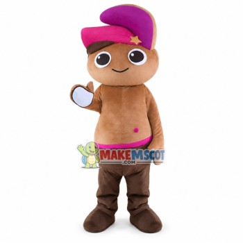 Shoeshine Black Boy Mascot Costume