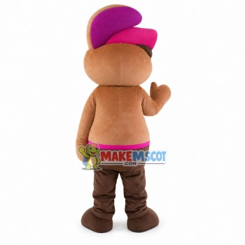 Shoeshine Black Boy Mascot Costume Shoeshine Black Boy Mascot Costume