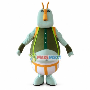 Alien With Big Belly Mascot Costume Alien With Big Belly Mascot Costume