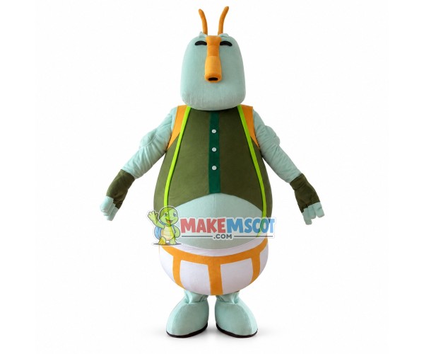 Alien With Big Belly Mascot Costume Alien With Big Belly Mascot Costume