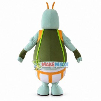 Alien With Big Belly Mascot Costume Alien With Big Belly Mascot Costume