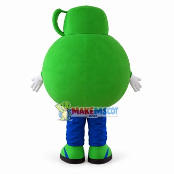 Green Round Body Sprayer Mascot Costume Green Round Body Sprayer Mascot Costume