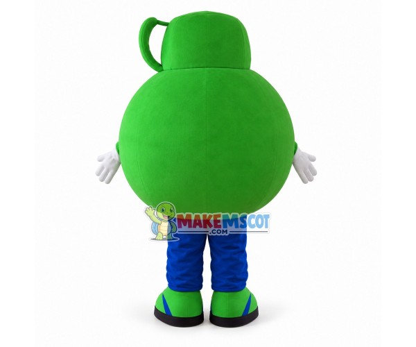 Green Round Body Sprayer Mascot Costume Green Round Body Sprayer Mascot Costume