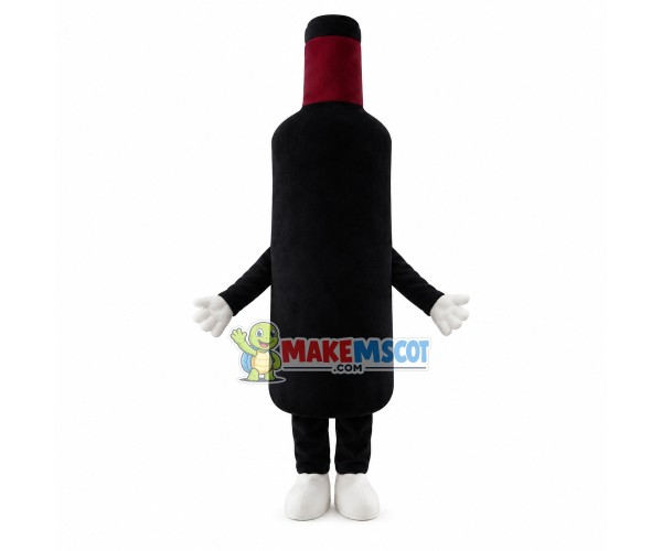 Expensive Bottle of Wine Mascot Costume Expensive Bottle of Wine Mascot Costume