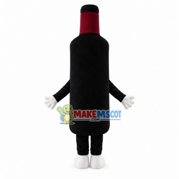Expensive Bottle of Wine Mascot Costume Expensive Bottle of Wine Mascot Costume