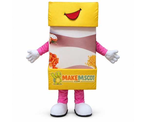 Boxed Chocolate Cartoon Mascot Costume Boxed Chocolate Cartoon Mascot Costume