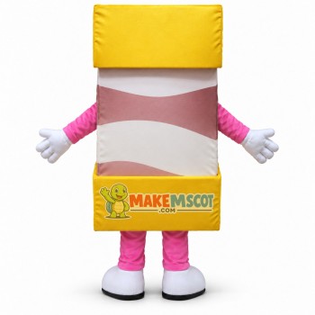 Boxed Chocolate Cartoon Mascot Costume Boxed Chocolate Cartoon Mascot Costume