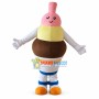 Three-color Ice Cream of Fresh Milk Mascot Costume