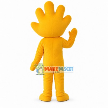 Hand Doll With Dizzy Expression Mascot Costume Hand Doll With Dizzy Expression Mascot Costume