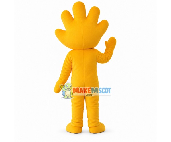 Hand Doll With Dizzy Expression Mascot Costume Hand Doll With Dizzy Expression Mascot Costume