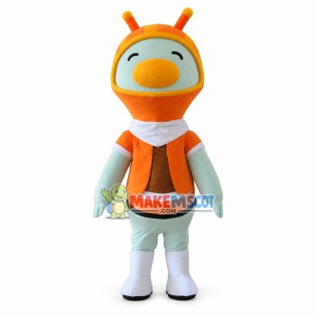 Penguin Doll With Squinting Eyes Mascot Costume