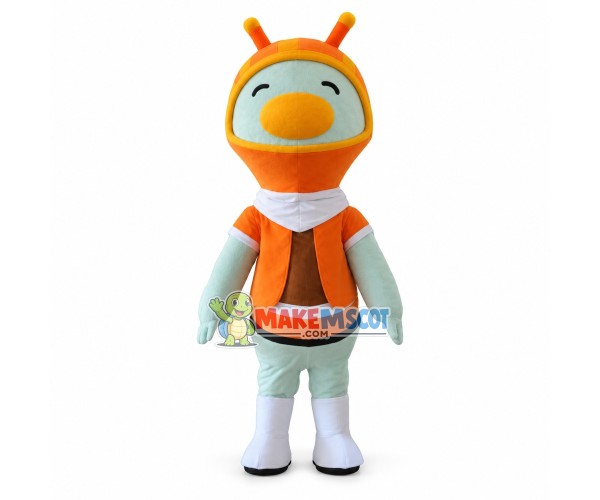 Penguin Doll With Squinting Eyes Mascot Costume Penguin Doll With Squinting Eyes Mascot Costume