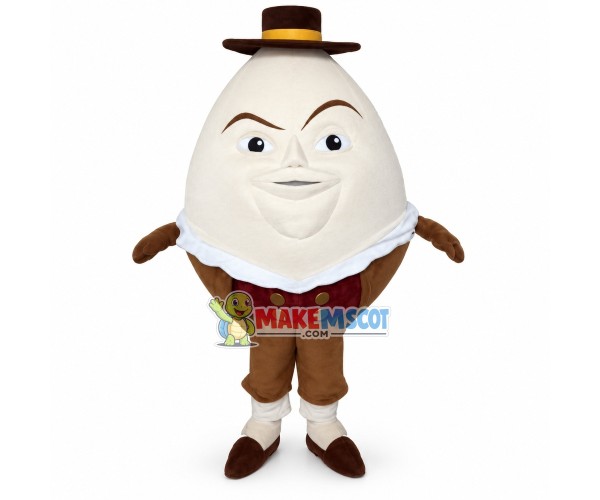 Shelled Nut In The Top Hat Mascot Costume Shelled Nut In The Top Hat Mascot Costume