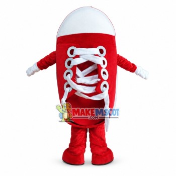 Exquisite Red Baby Shoe Mascot Costume Exquisite Red Baby Shoe Mascot Costume