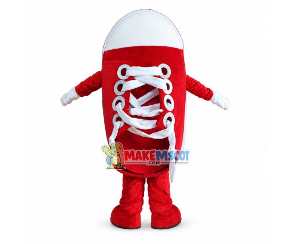 Exquisite Red Baby Shoe Mascot Costume Exquisite Red Baby Shoe Mascot Costume