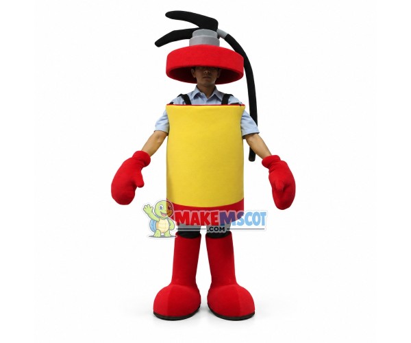 Manual Bicycle Pump Cartoon Mascot Costume Manual Bicycle Pump Cartoon Mascot Costume
