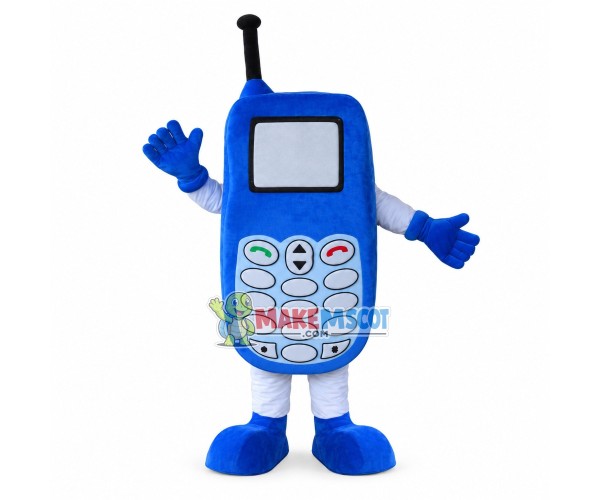 Wired Mobile Phone Mascot Costume Wired Mobile Phone Mascot Costume