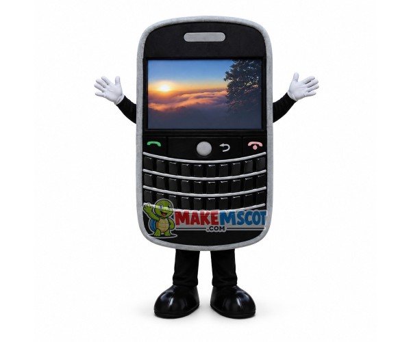 Widescreen Android Phone Mascot Costume Widescreen Android Phone Mascot Costume