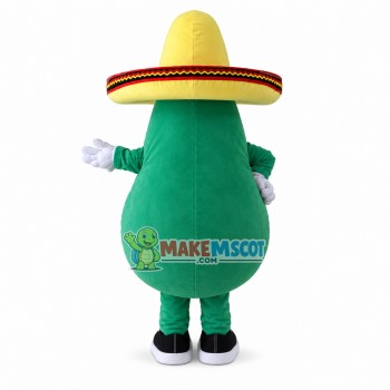 Avocado Wearing Sunglasses Cartoon Mascot Costume Avocado Wearing Sunglasses Cartoon Mascot Costume