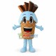 Sweet Cone With Chocolate Bar Mascot Costume Sweet Cone With Chocolate Bar Mascot Costume