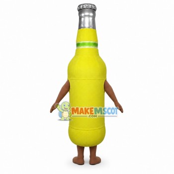 Lemon Beer With Refreshing Taste Mascot Costume Lemon Beer With Refreshing Taste Mascot Costume